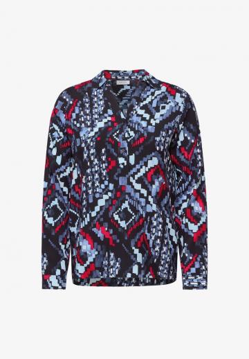 Атласная блузка