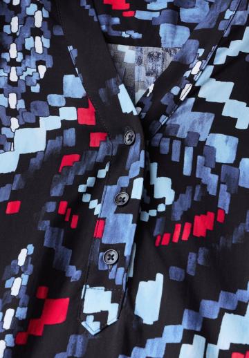 Атласная блузка