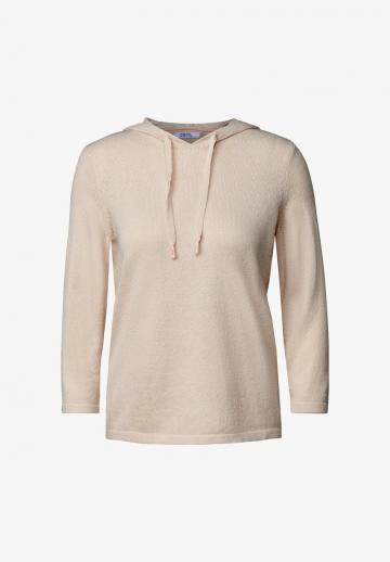 Пуловер с капюшоном