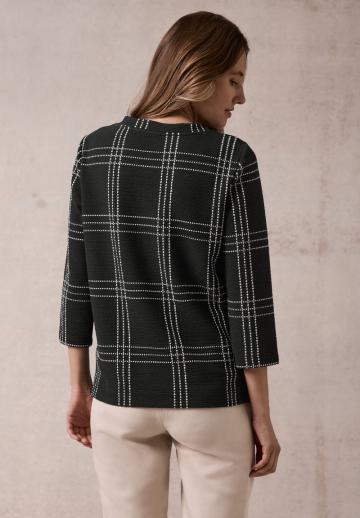 Пуловер с рукавом три четверти