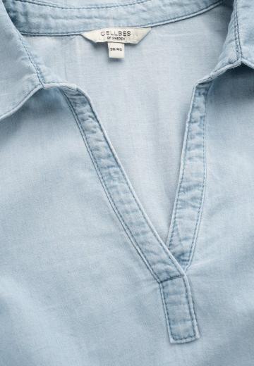 Джинсовая блузка