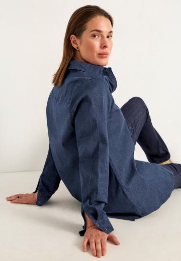 Джинсовая блузка