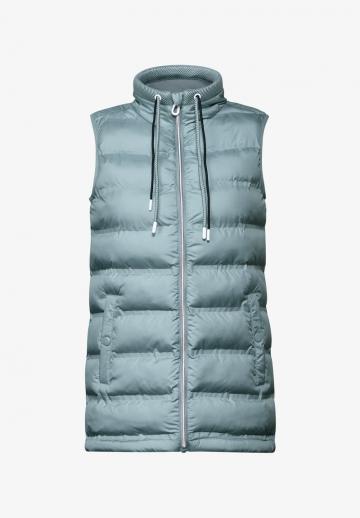 Длинный жилет