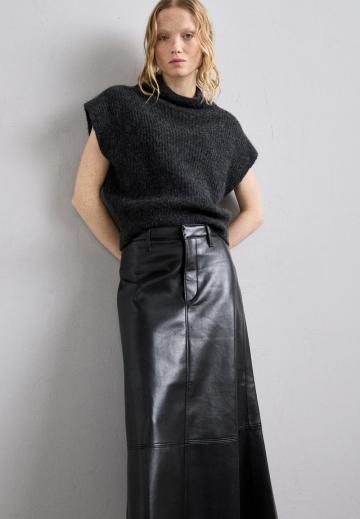 Кожаная юбка