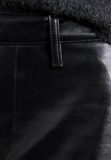 Кожаная юбка