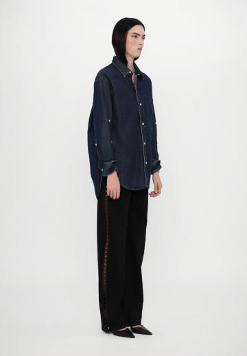 Джинсовая блузка