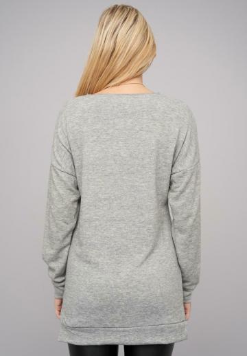 Длинный пуловер