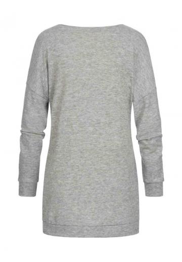 Длинный пуловер