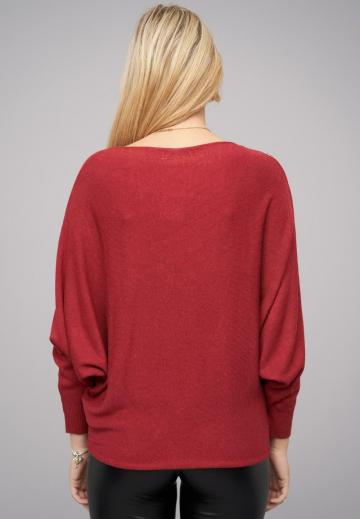 Пуловер с рукавом три четверти