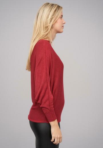 Пуловер с рукавом три четверти