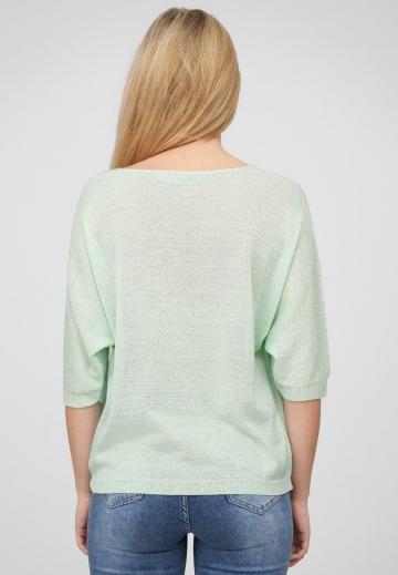 Пуловер с рукавом три четверти