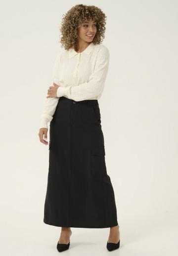 Юбка с накладными карманами