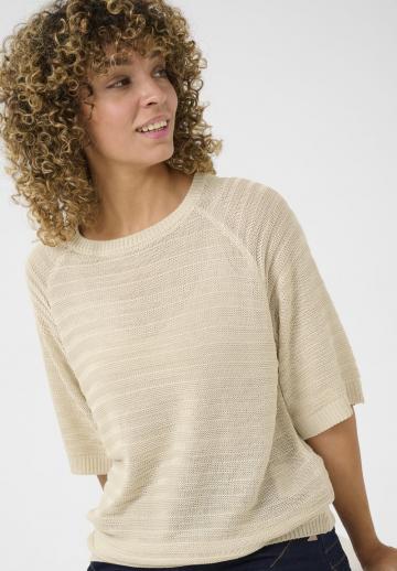 Пуловер с рукавом три четверти