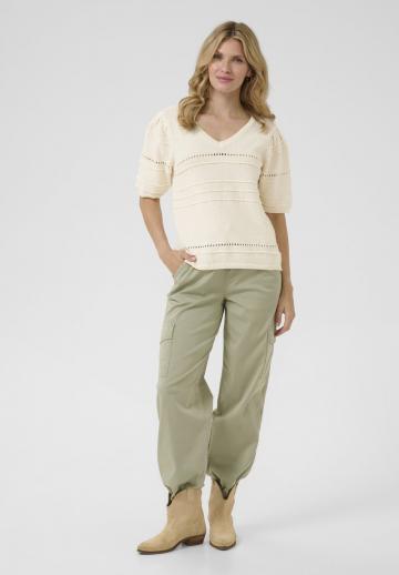 Пуловер с коротким рукавом