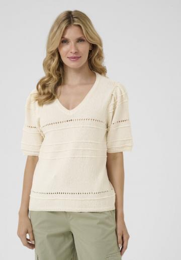 Пуловер с коротким рукавом