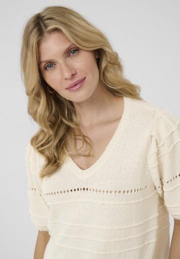 Пуловер с коротким рукавом