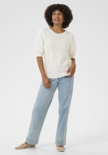 Пуловер с коротким рукавом