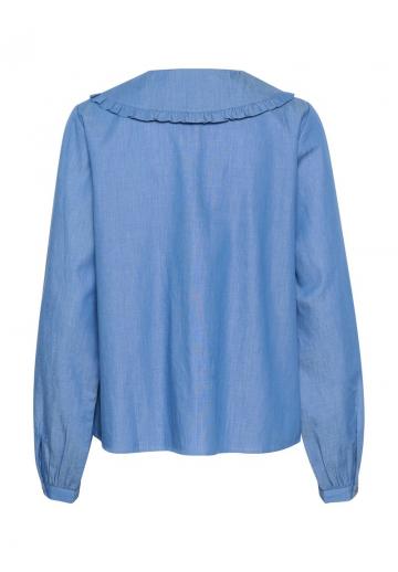 Джинсовая блузка