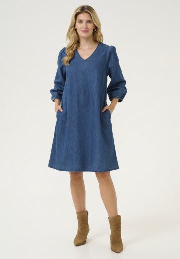 Джинсовое платье