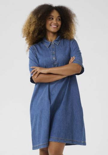 Джинсовое платье