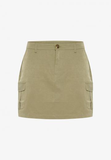 Юбка с накладными карманами