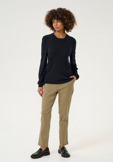 Пуловер в полоску