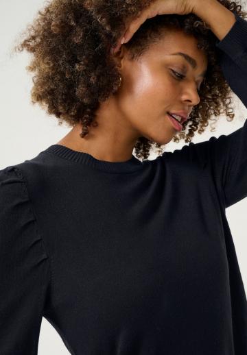 Пуловер в полоску