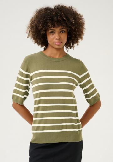 Пуловер с коротким рукавом