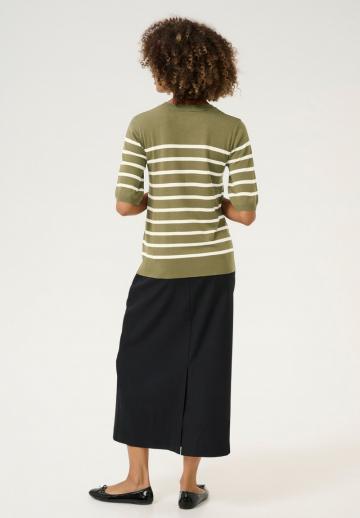 Пуловер с коротким рукавом