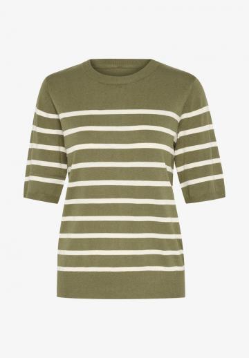 Пуловер с коротким рукавом