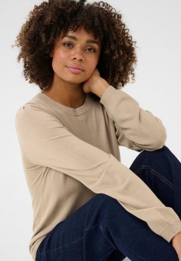 Пуловер в полоску