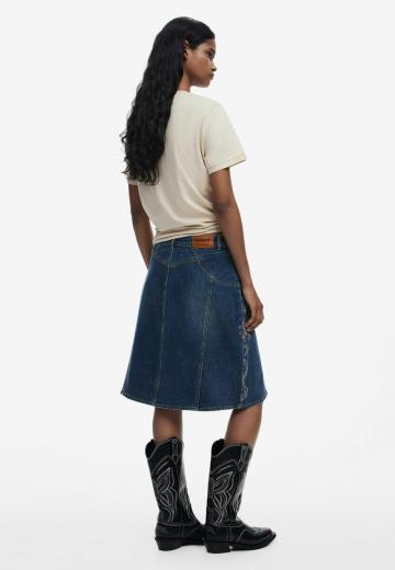 Джинсовая юбка