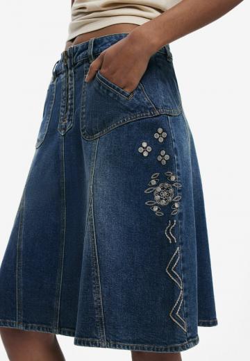 Джинсовая юбка