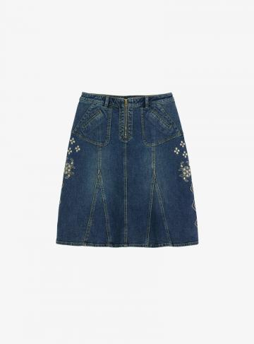 Джинсовая юбка