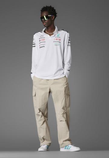 Поло с длинным рукавом