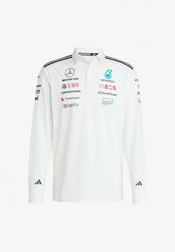 Поло с длинным рукавом