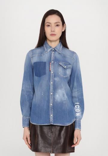 Джинсовая блузка