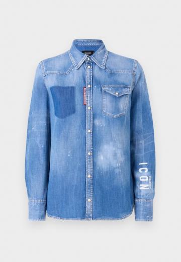 Джинсовая блузка