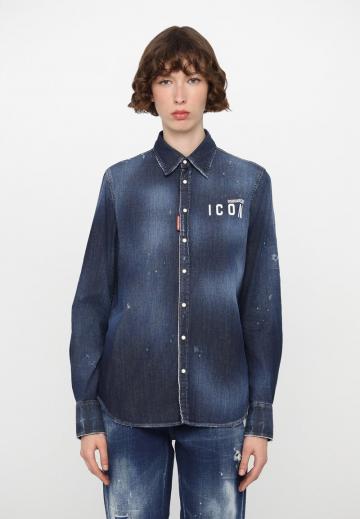 Джинсовая блузка