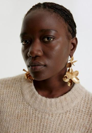 Длинный пуловер