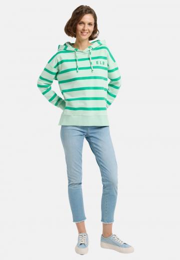 Пуловер с капюшоном