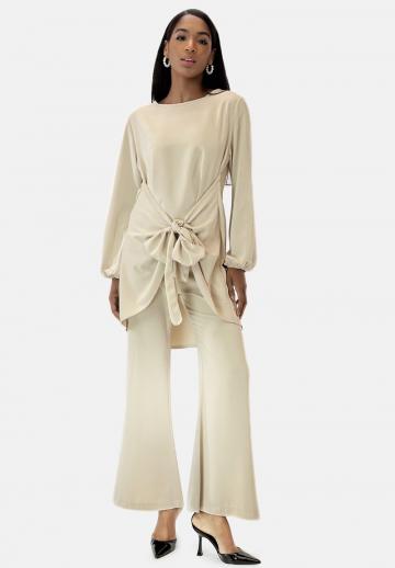 Атласная блузка