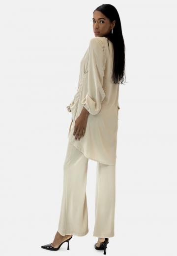 Атласная блузка