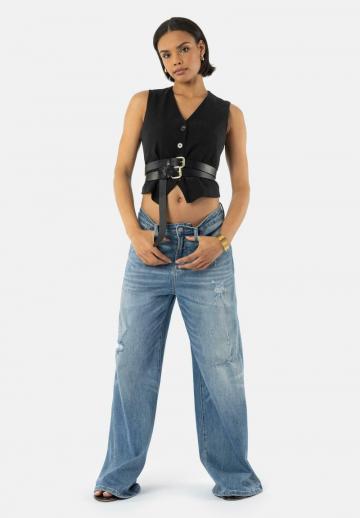 Клешеные джинсы