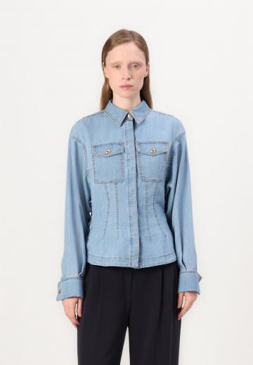Джинсовая блузка
