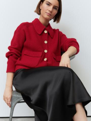 Вязаная кофта