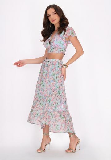 Юбка с воланами