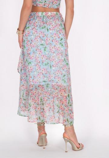 Юбка с воланами