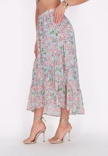 Юбка с воланами