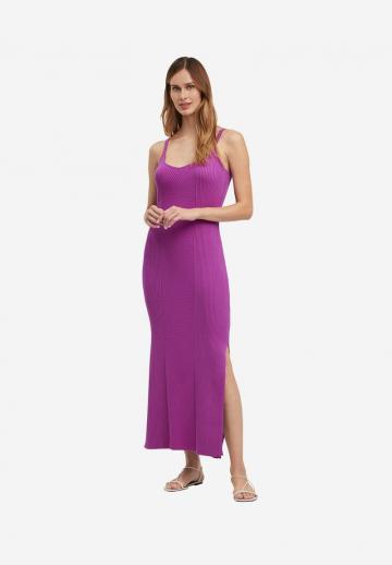 Вязаное платье